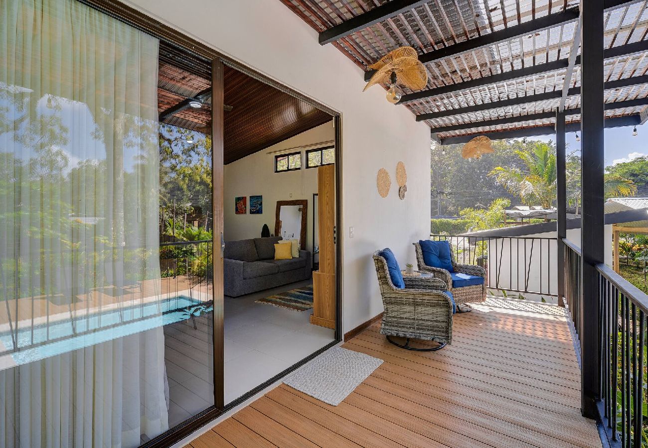 Apartment in Playa Negra - New! Casa Nalu | Steps from the sea w/pool & AC 